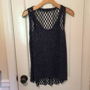 Sleeveless knit tank